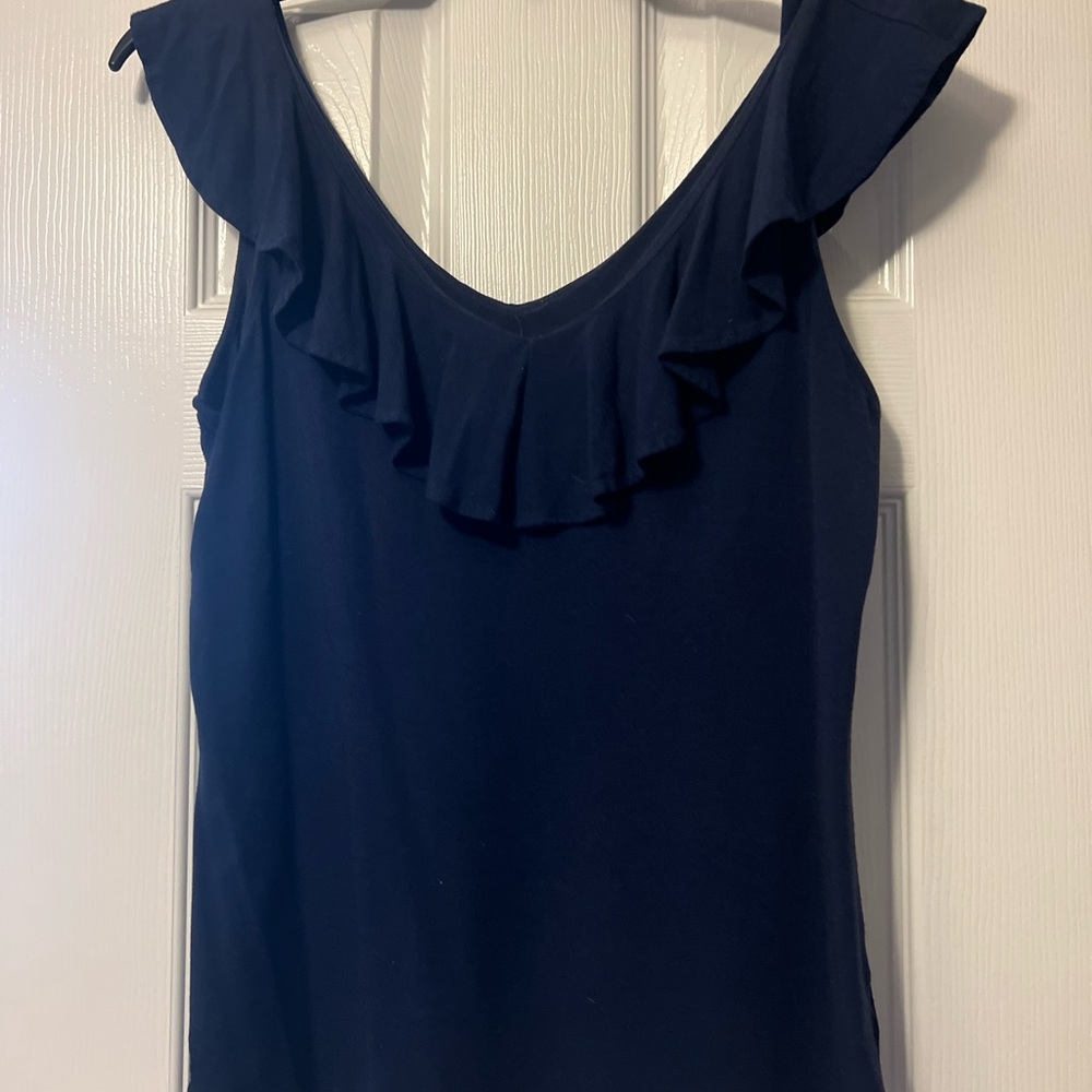 Lilly Pulitzer ruffle tank top - Picture 4 of 5